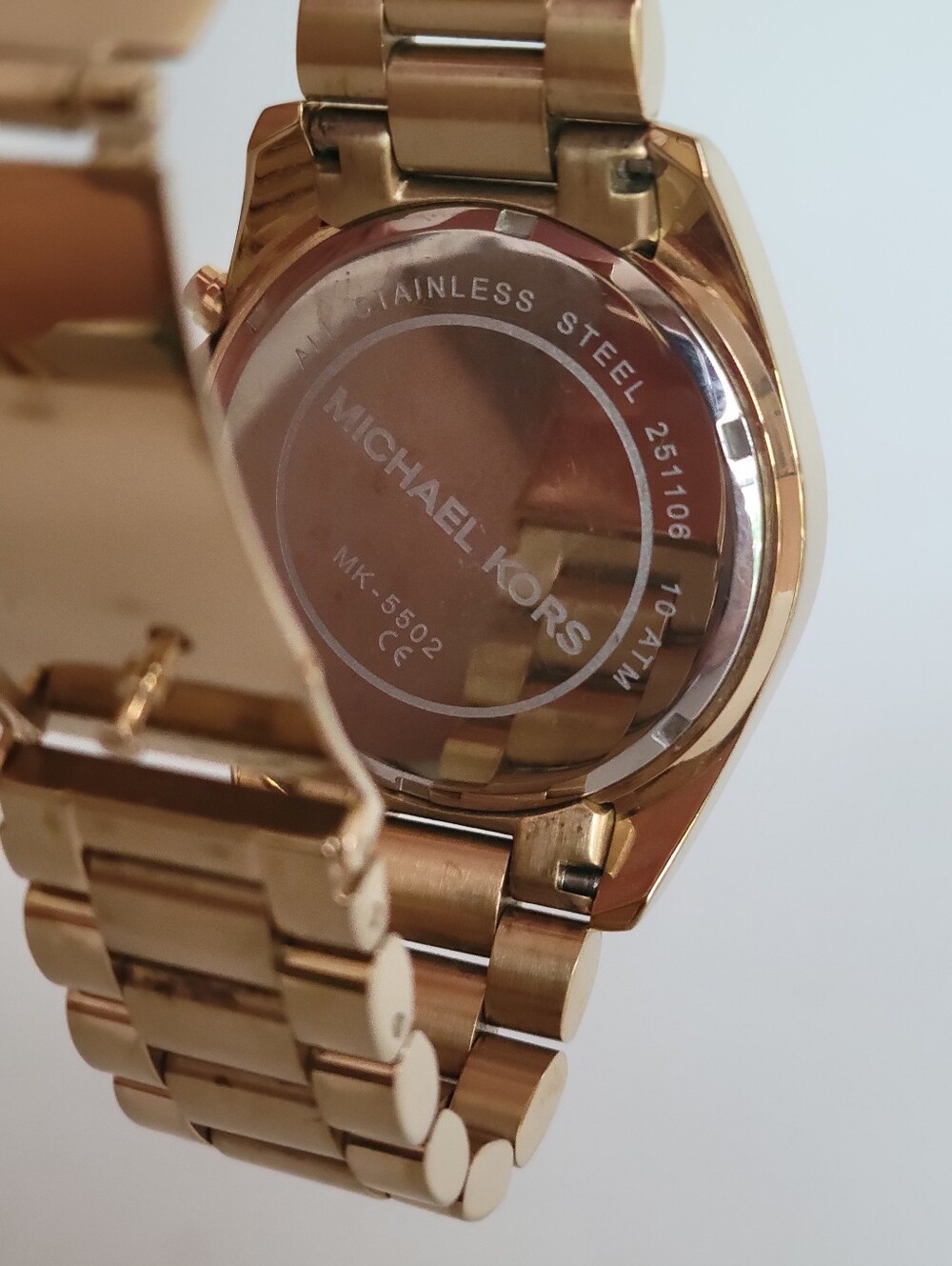 Michael Kors Gold-tone Watch with Brown Dial - Picture 7 of 8